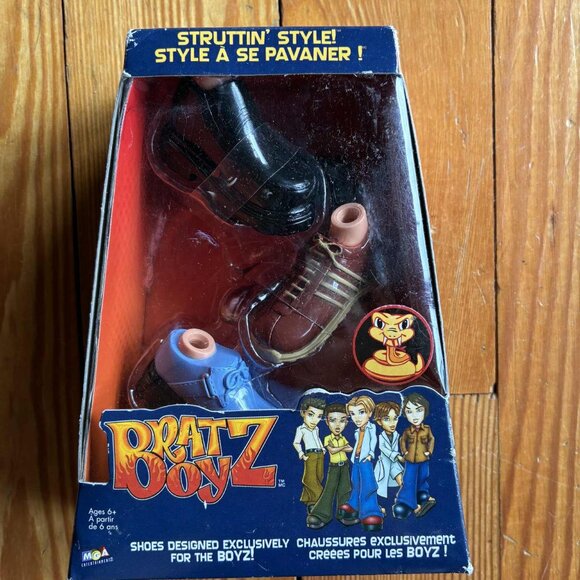 Struttin' Style Bratz Boyz Shoes Set of 3 NIB - Picture 1 of 5
